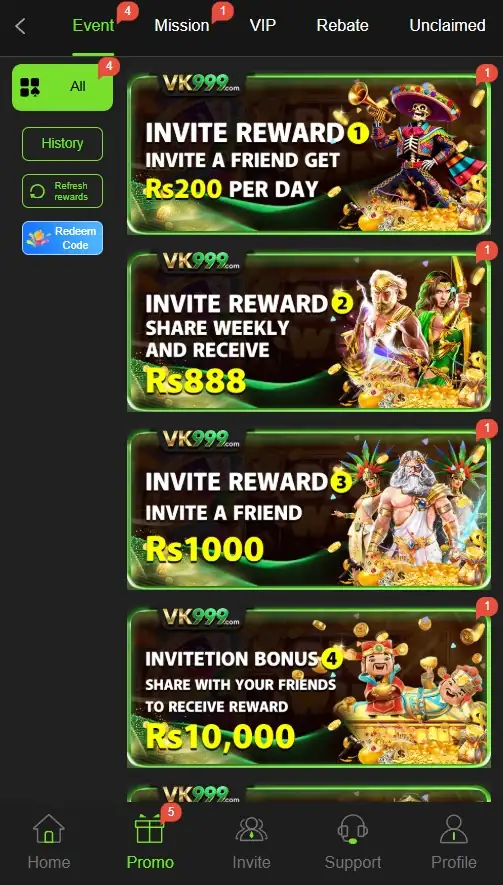 vk999 promotions
